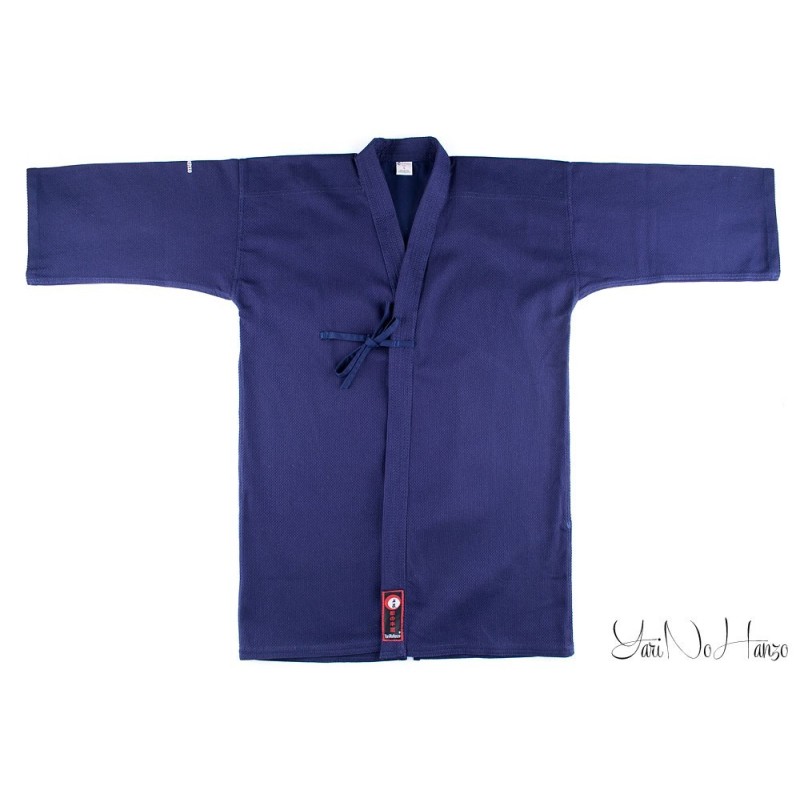 Iaido / Kendo Gi Professional 2.0 | Kendo Jacke Dunkelblau Indigo | Kendojacke mit Reiskornwebung