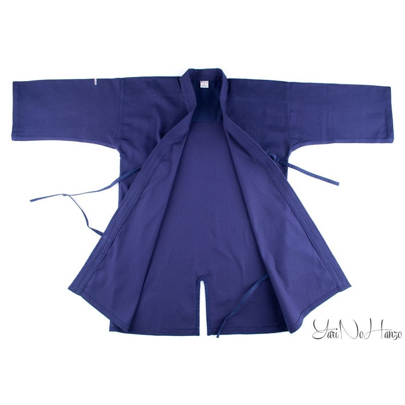 Iaido / Kendo Gi Professional 2.0 | Kendo Jacke Dunkelblau Indigo | Kendojacke mit Reiskornwebung