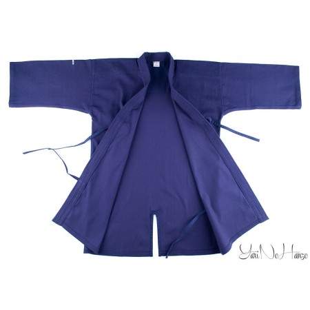Iaido / Kendo Gi Professional 2.0 | Kendo Jacke Dunkelblau Indigo | Kendojacke mit Reiskornwebung