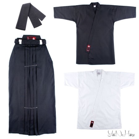 Iaido Set Beginner | Iaidogi + Shitagi + Hakama + Kaku Obi