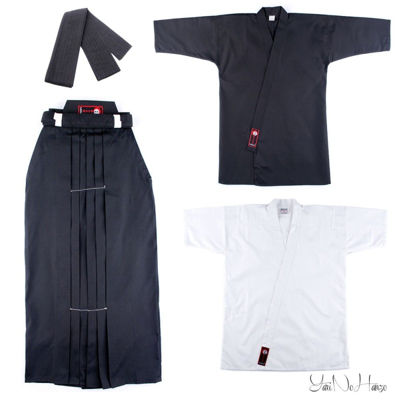 Iaido Set Beginner | Iaidogi + Shitagi + Hakama + Kaku Obi