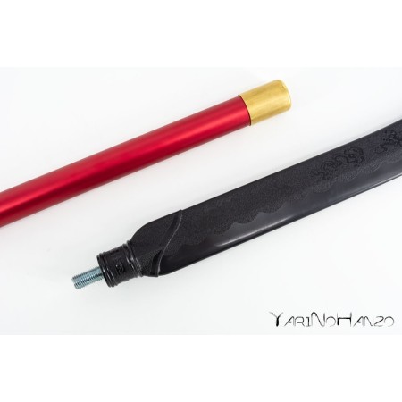 NAGINATA AUS GUMMI MIT ALUMINIUMSTANGE