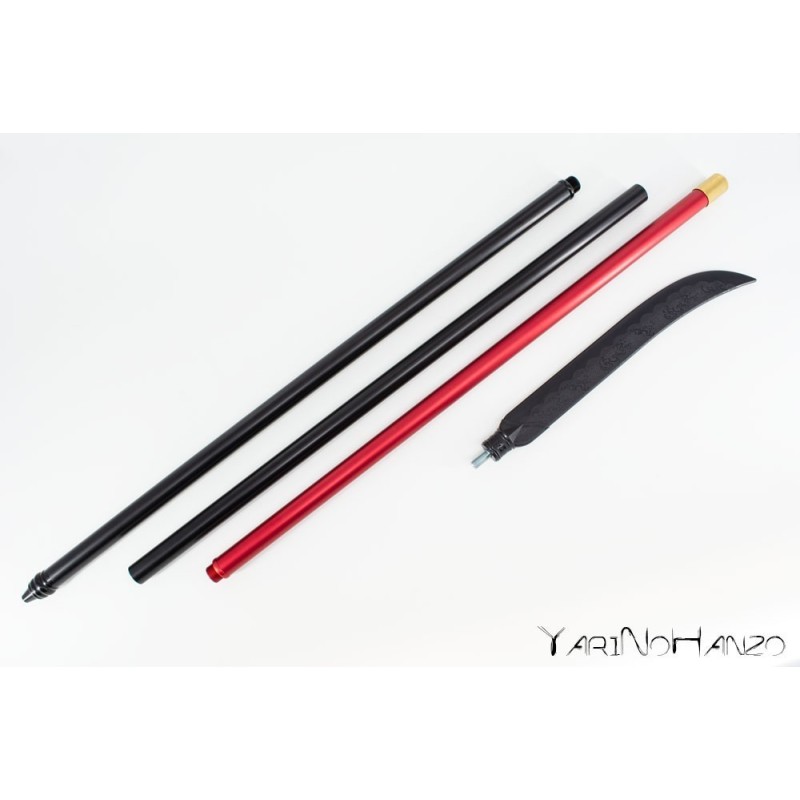 NAGINATA AUS GUMMI MIT ALUMINIUMSTANGE