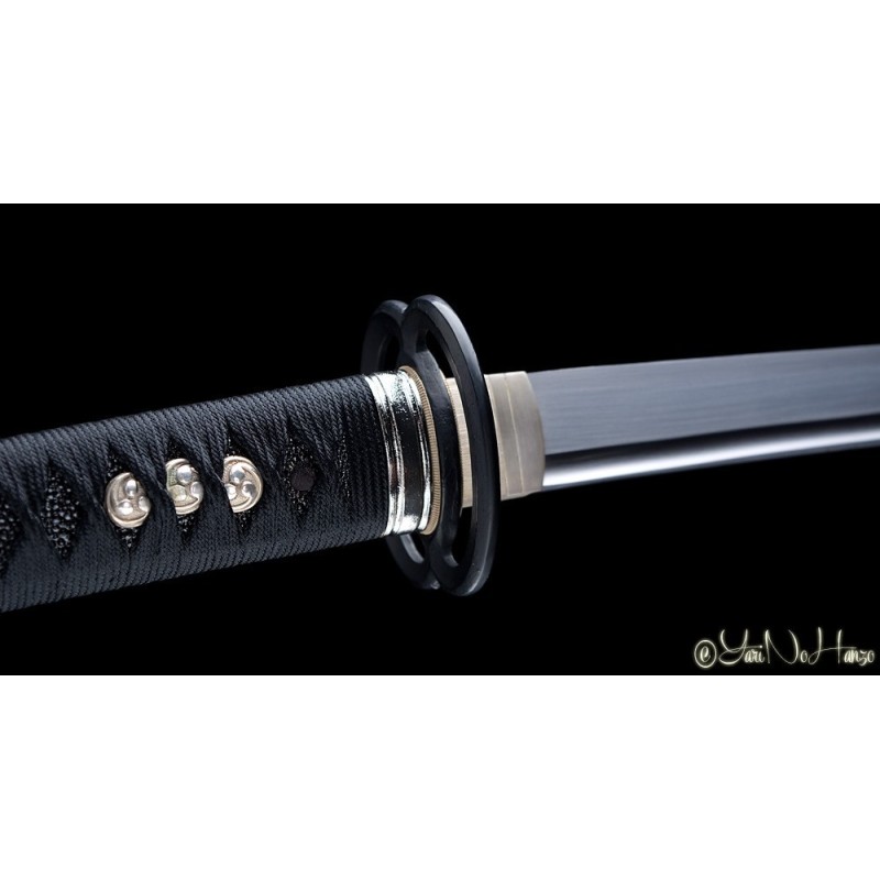 MUSASHI KATANA SILVER EDITION SHINKEN | SAMURAISCHWERT | HANDGEFERTIGT