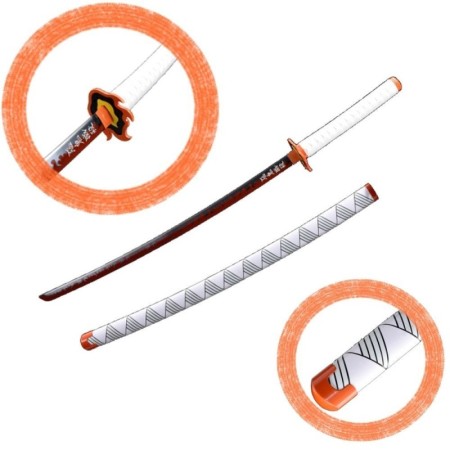 Kyojuro Rengoku Katana kaufen | Demon Slayer Cosplay-Schwert