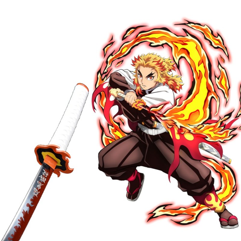 Kyojuro Rengoku Katana kaufen | Demon Slayer Cosplay-Schwert
