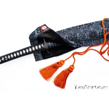 Katana Bukuro Kamon (heller Hintergrund) | Katana Schwerttasche Sakura