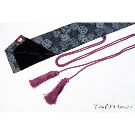 Katana Bukuro Kamon (dunkel) | Katana Schwerttasche Sakura