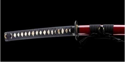 Scharfe Damast Katana Schwerter