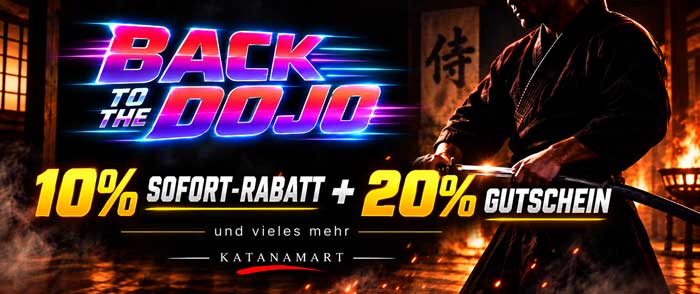 BACK TO THE DOJO – 10 % Rabatt + 20 % Gutschein + bis zu 50 % Rabatt