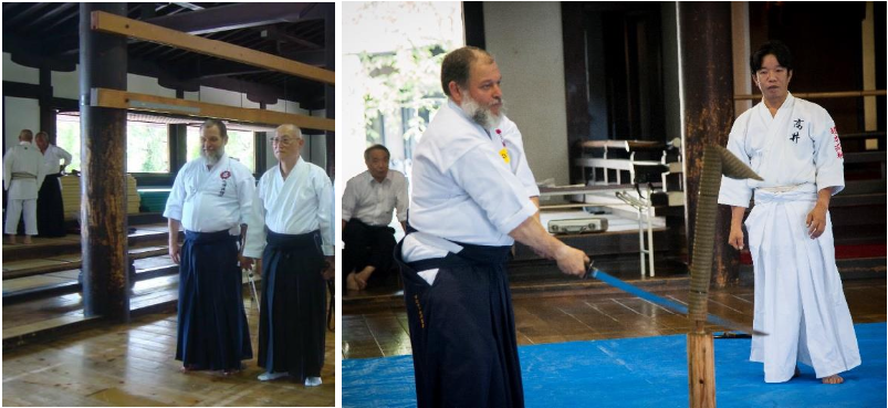 Tameshigiri-Training im Toyama Ryu